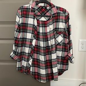 BDG flannel button up long sleeve (xs)